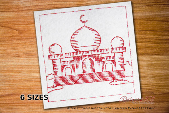 A Beautiful Mosque Design for Boutique Sweatshirt Collections