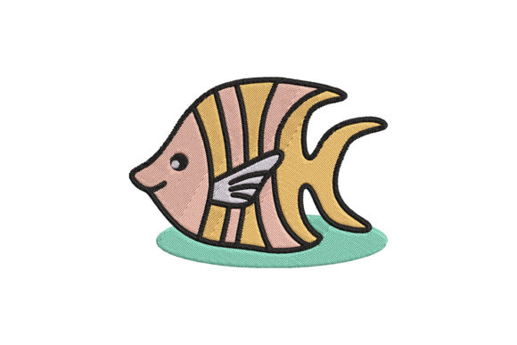 A Designer's Review: Cute Animal Fish Cartoon Embroidery