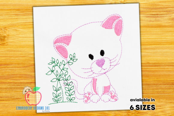 A Designer's Review of Cute Cartoon Cat with Branch