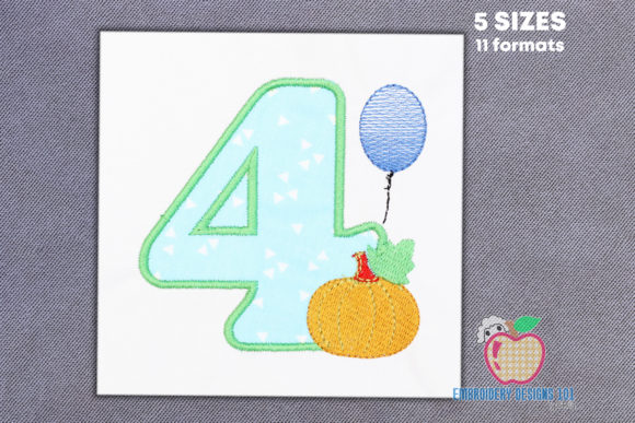 A Designer’s Review of the Fall Pumpkin Birthday Embroidery