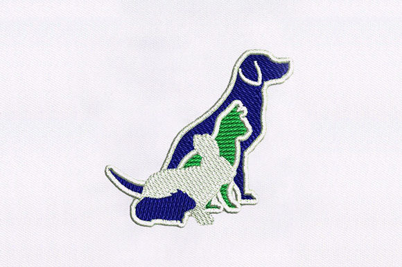 A Friendly Animal Design for Everyday Embroidery Projects