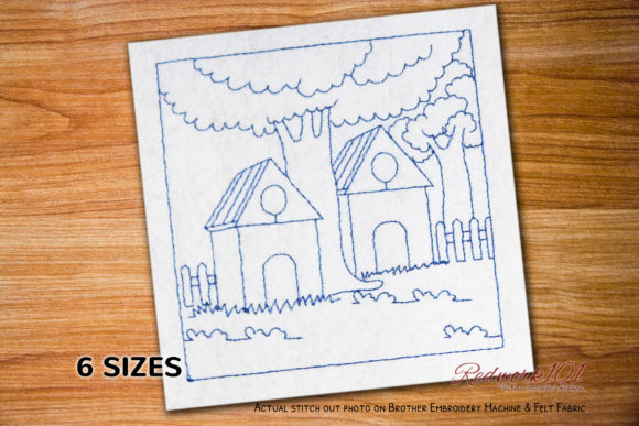A Practical Review of the Wooden House Lineart Embroidery Design