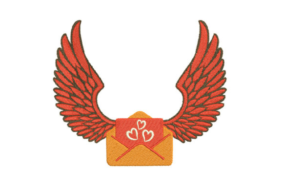 A Professional Review of the Flying Envelope with Wings Embroidery Design