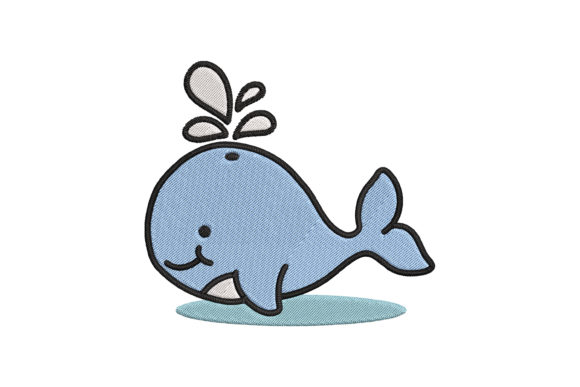 A Review of the Cute Baby Animal Whale Embroidery Design