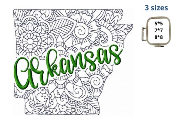 Arkansas State Embroidery Design Review for Boutique Apparel