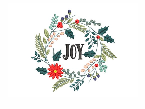 Christma Wreath Embroidery: A Professional Design Review