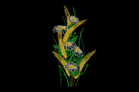 Crafting a Market Standout: The Spikelet Embroidery Bouquet