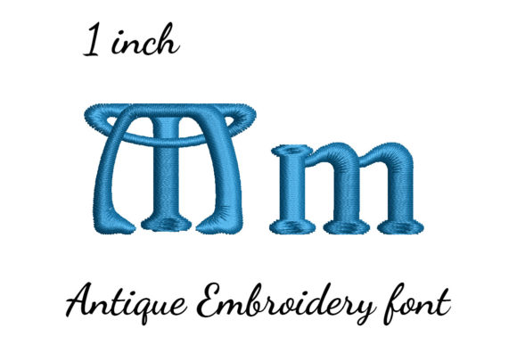 M Font Antique: A Holiday Embroidery Designer's Essential