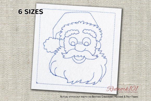 Santa Face Redwork Design: A Seller’s Review