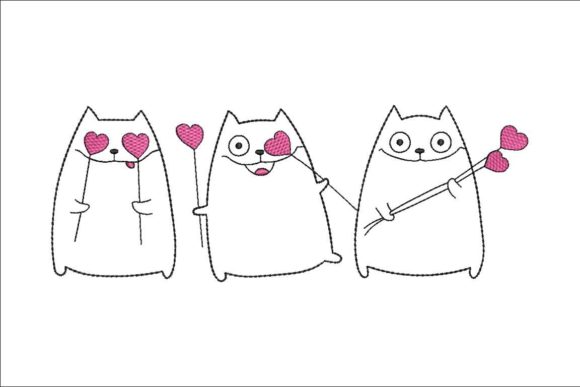 Three Funny Cats Embroidery Design Review
